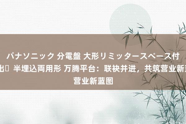 パナソニック 分電盤 大形リミッタースペース付 露出・半埋込両用形 万腾平台：联袂并进，共筑营业新蓝图