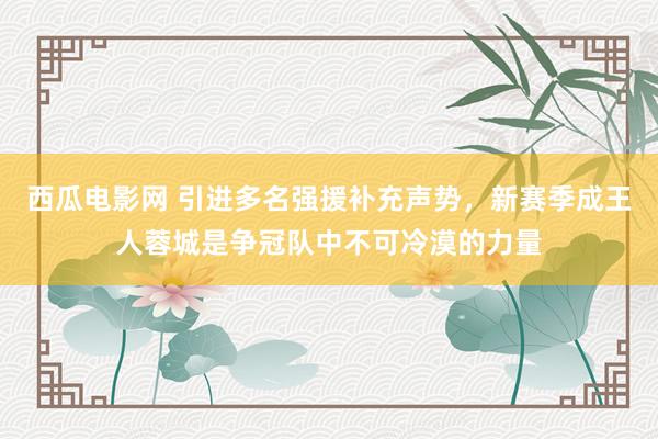 西瓜电影网 引进多名强援补充声势，新赛季成王人蓉城是争冠队中不可冷漠的力量